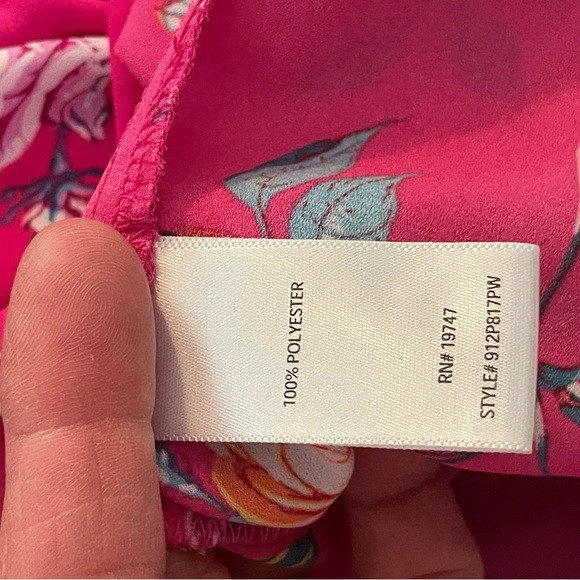 Pioneer Woman pink floral blouse like new XXL - Picture 5 of 5